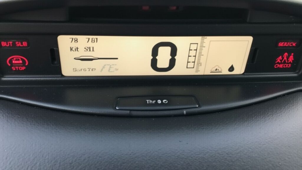 fallo de motor en cuadro de mando service de CitroÉn